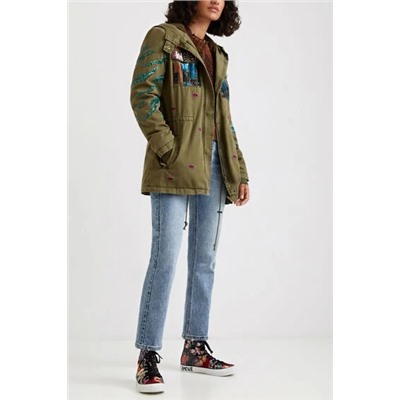 Parka militar capucha