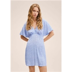 Vestido estampado flores -  Mujer | MANGO OUTLET España