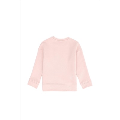 Kız Çocuk Toz Pembe Sweatshirt