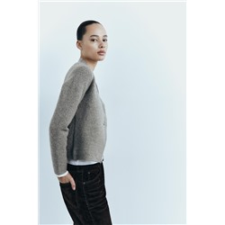 KNIT WRAP CARDIGAN