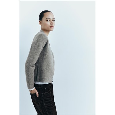 KNIT WRAP CARDIGAN