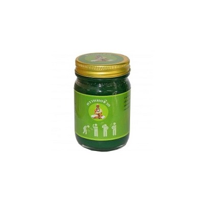 Тайский  Зеленый бальзам  для массажа 100 мл/GREEN BALM with people 100 ml