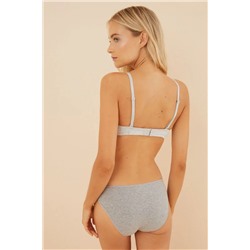 CHARMING Sujetador triangular algodón gris