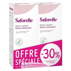 Saforelle Soin Lavant Doux 2x500mlLot  × 2