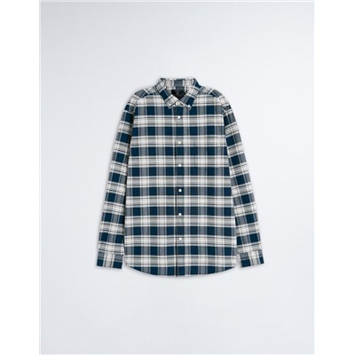 Plaid Oxford Shirt, Men, Multicolour