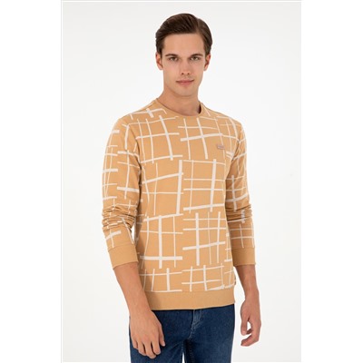 Erkek Camel Sweatshirt