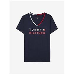 TOMMY HILFIGER ESSENTIAL V-NECK LOGO T-SHIRT