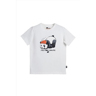 Bad Bear, Çocuk Beyaz Gus T-shirt Jr Tshirt 25.06.07.008-c04