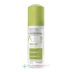 A-Derma Biology Mousse Nettoyante Dermatologique Hydra-Protectrice BIO 150 ml