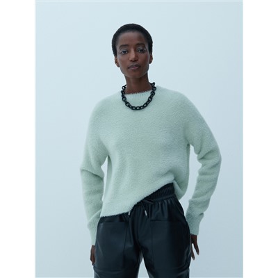 Pullover aus weichem Strickstoff