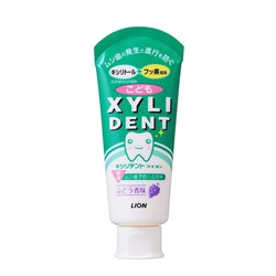 LION Зубная паста детская со фтором  XYLI DENT вкус винограда 1-8 лет 60 гр