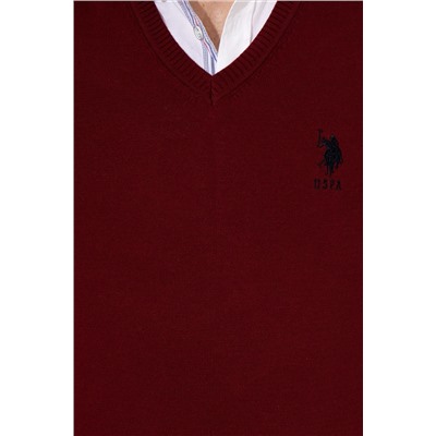 Erkek Bordo Basic Kazak