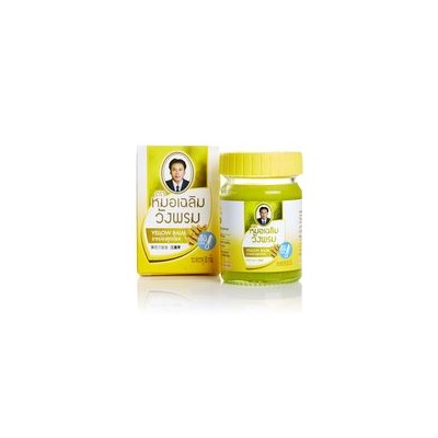 Желтый бальзам охлаждающий от Wang prom herb 100 гр / Wang prom herb yellow balm 100g