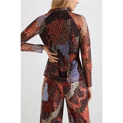 Camisa cenefas elástica