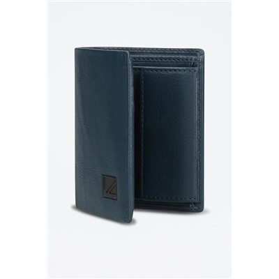 Cartera de piel Chief Índigo