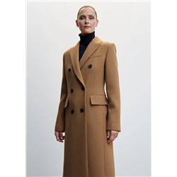 Abrigo lana entallado -  Mujer | MANGO OUTLET Melilla