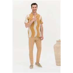 Erkek Camel Kanvas Pantolon