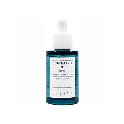 JIGOTT Cicateatree Serum Успокаивающая сыворотка для лица с экстрактами центеллы азиатской и чайного дерева 40мл