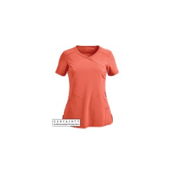Cherokee Infinity Scrubs Mock Wrap Antimicrobial Top