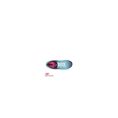 Skechers GOwalk3 Women's Pulse Lace Up Shoe Navy/Aqua
