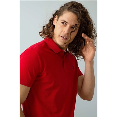 U.S. Polo Assn. Erkek Polo Yaka Tshirt Kırmızı G081GL011.000.739379