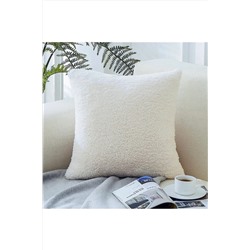 Benlisso Home Peluş Teddy Puffy Dekoratif Yastık Kırlent Kılıfı 43x43 1894