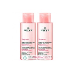 Nuxe Very Rose Eau Micellaire Apaisante 3-en-1 Peaux Normales 2x400mlLot  × 2