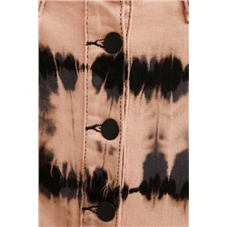 Minifalda vaquera tie-dye