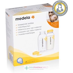 Medela Biberons pour Lait Maternel - Lot de 2x250 ml