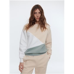 Colour block hoodie