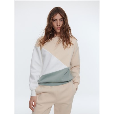 Colour block hoodie