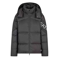 Мужская плотная куртка-пуховик с капюшоном Empori*o Arman*i EA*7