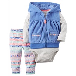 3-Piece Little Vest Set