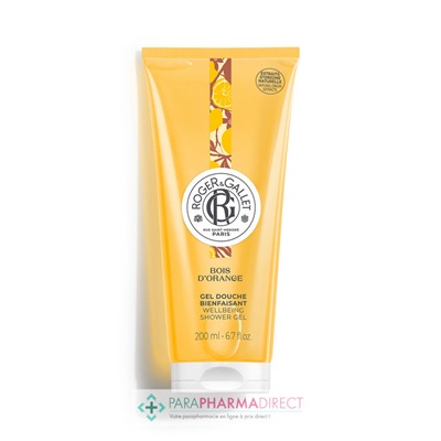 Roger & Gallet Lot Gel Douche Bienfaisant Rose & Bois d'Orange 200 ml