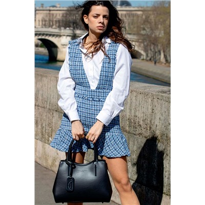 Bolso de piel Carla Negro