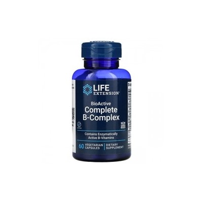 BioActive Complete B-Complex (витамины B) 60 растительных капсул Life Extension