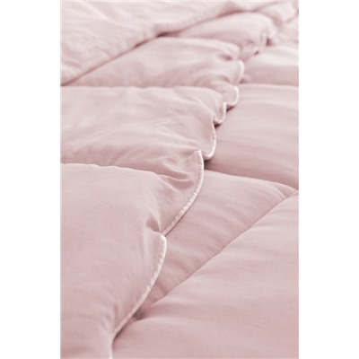 İlus Bambu Tek Kişilik Comforter Set - Pudra