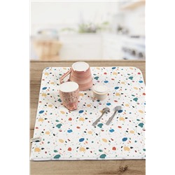 HAMUR Bulaşık Kurutma Matı 42x50 Cm Pedi Kurulama Bezi Örtüsü Mf-077 E50MF0851377