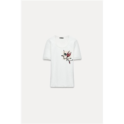 FLORAL PRINT T-SHIRT