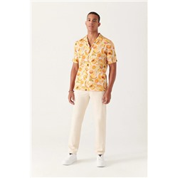 Avva Erkek Krem Esnek Slim Fit Pantolon A21y3037 A21Y3037