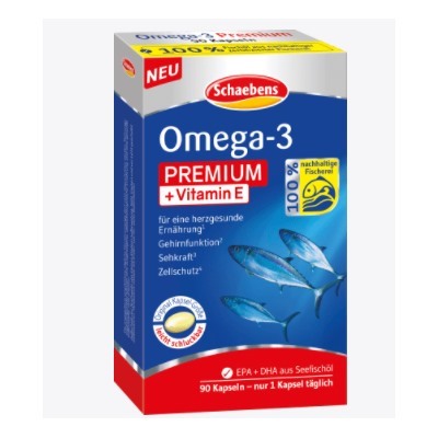 Omega 3 Lachs- & Fischöl Kapseln 90 St.
