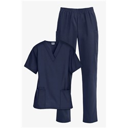 Strictly Scrubs Women’s 6-Pocket Scrub Set