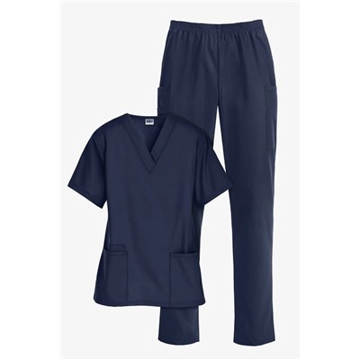 Strictly Scrubs Women’s 6-Pocket Scrub Set