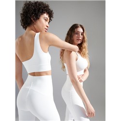 Einarmiges Top mit Blumenmuster