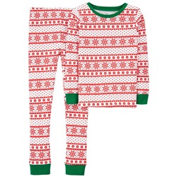 Carter's | Kid 2-Piece Fair Isle Christmas 100% Snug Fit Cotton PJs