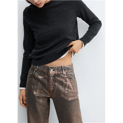 Jeans rectos foil