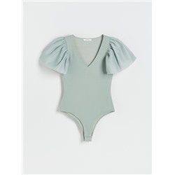 Body aus Rippstrick