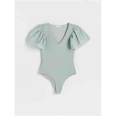 Body aus Rippstrick