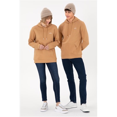 Erkek Camel Basic Sweatshirt