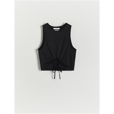 Crop Top aus Jersey